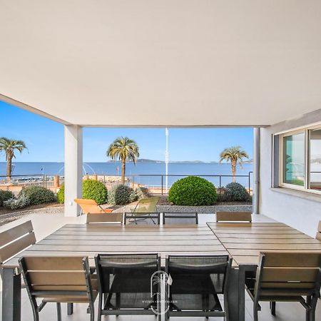 Villa Antoine Appartement Rdj Vue Mer Clim Wifi Parking Plage 50M La Garonne Le Pradet Exteriör bild